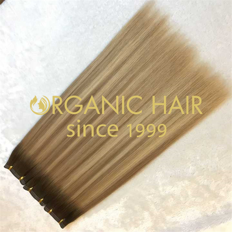 Hybrid hair weft-ombre color  H93